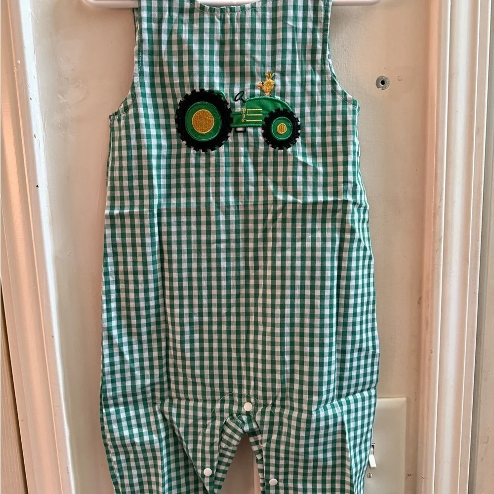 New Gingham Farm Tractor Longalls